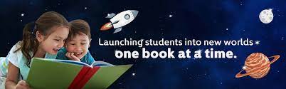 banner students reading about space